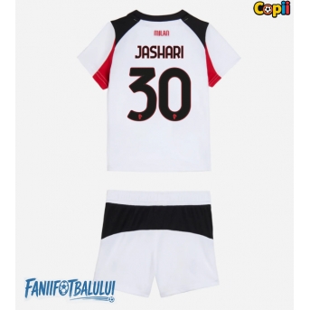 AC Milan Ardon Jashari #30 Echipament de Fotbal Replică 2025-26 Copii Deplasare (+ Șorturi)